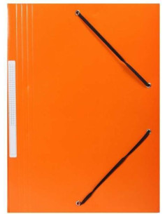 CARPETA CON GOMAS Y SOLAPAS A4