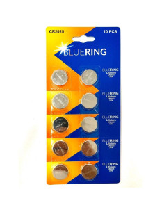 BLÍSTER 10 PILAS BLUERING DE BOTÓN CR2025