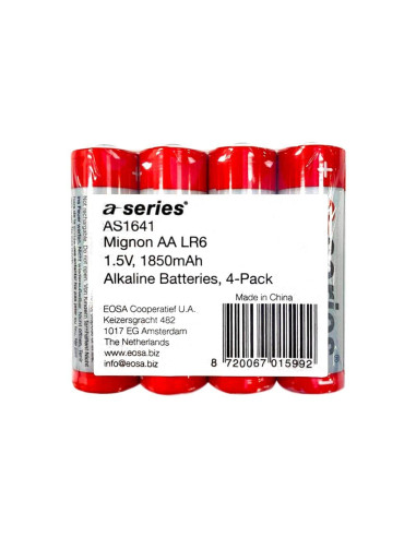 BLÍSTER 4 PILAS A-SERIES ALCALINAS AA LR6