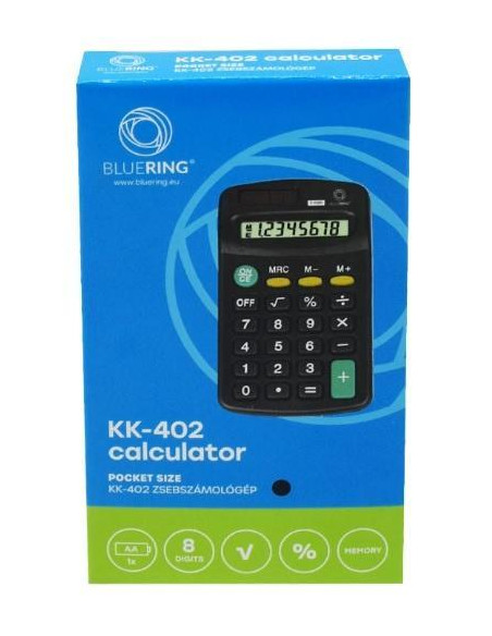 CALCULADORA DE BOLSILLO BLUERING KK-402