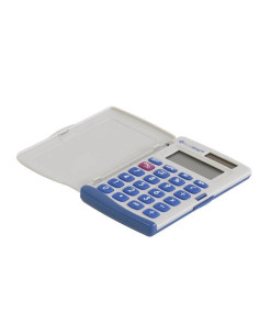 CALCULADORA DE BOLSILLO BLUERING CON TAPA