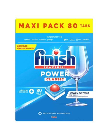 PACK 80 CÁPSULAS FINISH POWER CLASSIC
