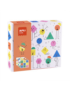 JUEGO DE GOMETS APLI KIDS GEOMÉTRICOS EMOCIONES