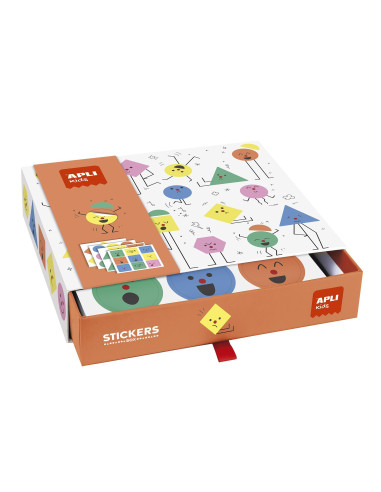 JUEGO DE GOMETS APLI KIDS GEOMÉTRICOS EMOCIONES