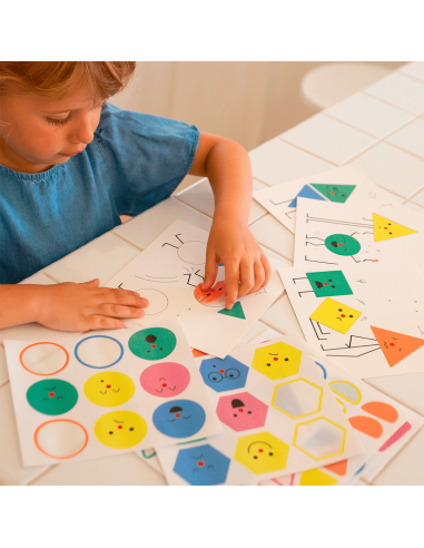 JUEGO DE GOMETS APLI KIDS GEOMÉTRICOS EMOCIONES