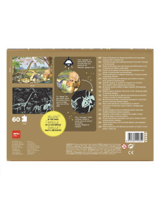 PUZZLE APLI KIDS GLOW IN THE DARK DINOSAURIOS 2