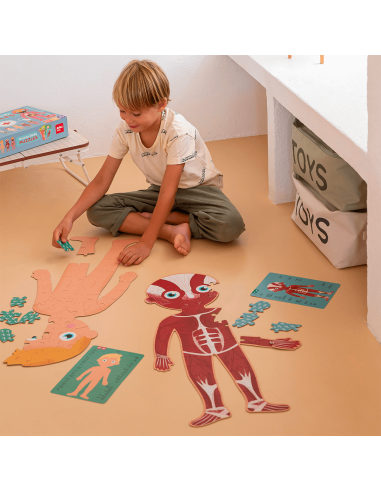 PUZZLE APLI KIDS CUERPO HUMANO