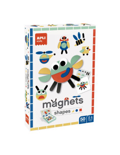 CAJA 60 IMANES APLI KIDS MAGNETS SHAPES