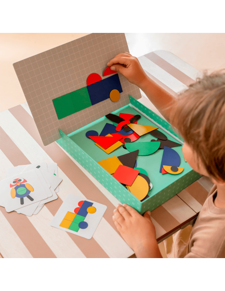 JUEGO EDUCATIVO APLI KIDS MAGNETICO FORMAS 50 pz
