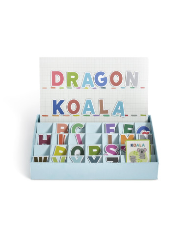 CAJA 44 IMANES APLI KIDS MAGNETS ABECEDARIO