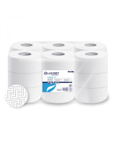 PACK 18 ROLLO PAPEL HIGIÉNICO LUCART STRONG J125 JUMBO