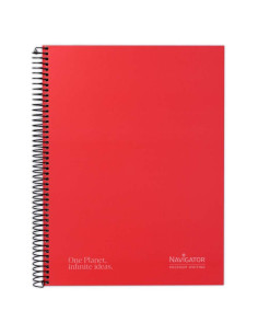 CUADERNO NAVIGATOR A4 80h 5X5 COLORES VIVOS