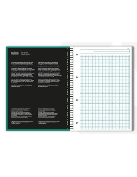 CUADERNO NAVIGATOR A4 80h 5X5 COLORES VIVOS