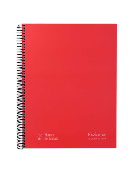 CUADERNO NAVIGATOR A4 120h 5X5 COLORES VIVOS