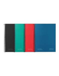PACK 5 CUADERNOS NAVIGATOR A4 120h 5X5 COLORES PASTEL