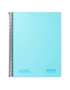 CUADERNO NAVIGATOR A4 120h 5X5 COLORES PASTEL