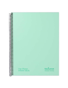 CUADERNO NAVIGATOR A4 120h 5X5 COLORES PASTEL