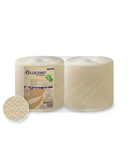 PACK 2 BOBINAS SECAMANOS LUCART ECONATURAL 800