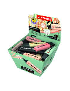 STABILO MARCADOR BOSS ORIGINAL NATURECOLORS SURTIDOS EXPOSITOR CESTA DE CARTÓN 30 UD