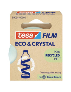 CINTA ADHESIVA TESA FILM ECO & CRYSTAL 33mx19mm