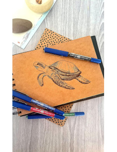 UNIBALL ROLLERBALL EYE OCEAN CARE UB-150ROP 05MM NEGRO 2