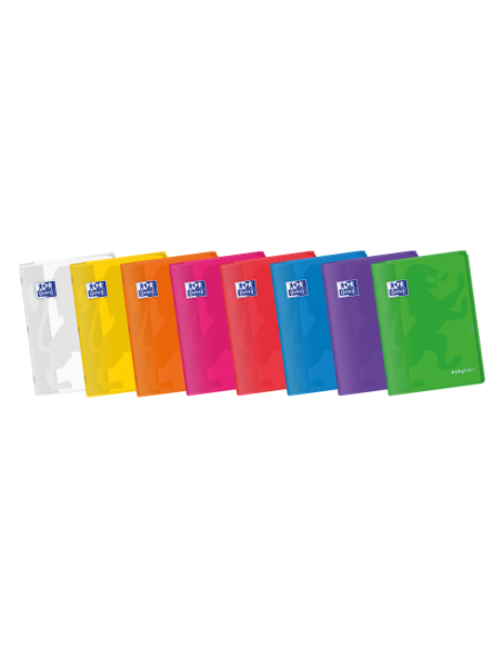 OXFORD LIBRETA GRAPADA EASYBOOK 48H A4 4X4MM TAPA DE PLÁSTICO CSURTIDOS VIVOS