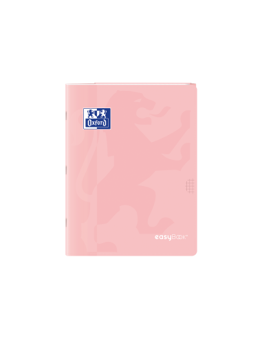 OXFORD LIBRETA GRAPADA EASYBOOK 48H A4 4X4MM TAPA DE PLÁSTICO CSURTIDOS PASTEL