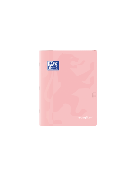 OXFORD LIBRETA GRAPADA EASYBOOK 48H A4 4X4MM TAPA DE PLÁSTICO CSURTIDOS PASTEL