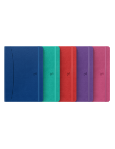 CUADERNO COSIDO OXFORD SIGNATURE A5 LISO VIVOS