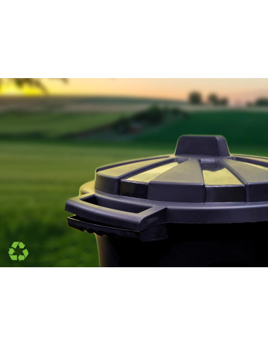 CONTENEDOR DE RECICLAJE CON TAPA ARCHIVO 2000 100L