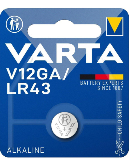 BLÍSTER 1 PILA DE BOTÓN VARTA LR43