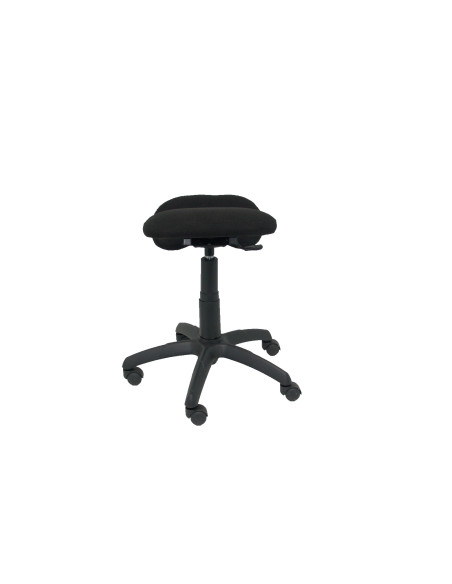SILLA PIQUERAS Y CRESPO LIETOR GIRATORIA ERGONOMICA RODILLERA REGULABLE EN ALTURA RUEDAS de NYLON TAPIZADO BALI NEGRO