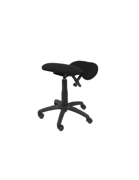 SILLA PIQUERAS Y CRESPO LIETOR GIRATORIA ERGONOMICA RODILLERA REGULABLE EN ALTURA RUEDAS de NYLON TAPIZADO BALI NEGRO