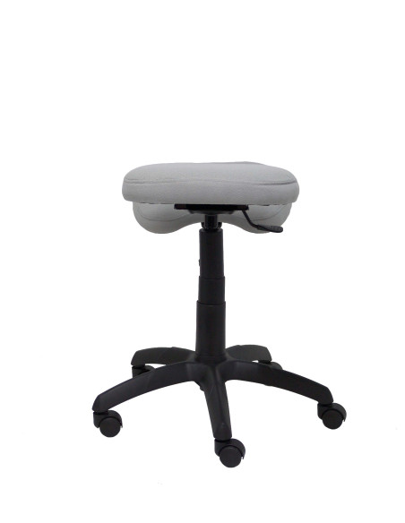 SILLA PIQUERAS Y CRESPO LIETOR GIRATORIA ERGONOMICA RODILLERA REGULABLE EN ALTURA RUEDAS de NYLON TAPIZADO BALI GRIS CLARO