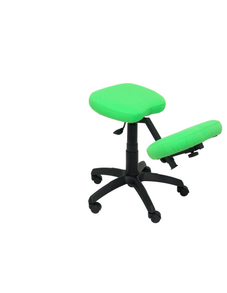 SILLA PIQUERAS Y CRESPO LIETOR GIRATORIA ERGONOMICA RODILLERA REGULABLE EN ALTURA RUEDAS de NYLON TAPIZADO BALI PISTACHO