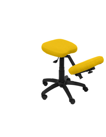 SILLA PIQUERAS Y CRESPO LIETOR ERGONOMICA GIRATORIA RODILLERA REGULABLE EN ALTURA RUEDAS de NYLON ASIENTO Y RESPALDO TAPIZADO BA