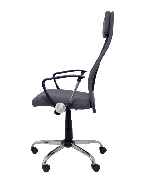 PIQUERAS Y CRESPO SILLÓN DE DIRECCIÓN ESTERAS BASCULANTE BFIJOS RESPALDO DE MALLA ASIENTO GRIS