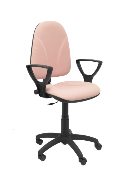 PIQUERAS Y CRESPO SILLA ALGARRA GIRATORIA CP BRAZOSF TEJIDO BALI ROSA