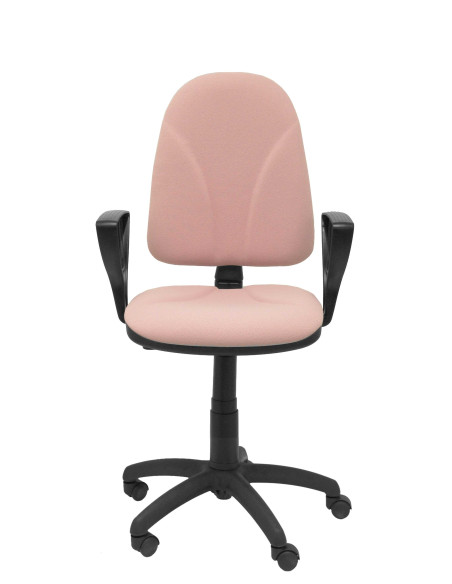 PIQUERAS Y CRESPO SILLA ALGARRA GIRATORIA CP BRAZOSF TEJIDO BALI ROSA