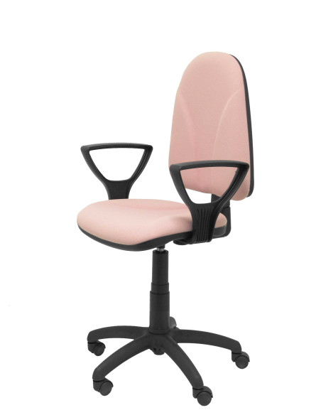 PIQUERAS Y CRESPO SILLA ALGARRA GIRATORIA CP BRAZOSF TEJIDO BALI ROSA