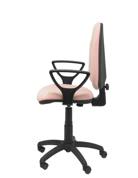 PIQUERAS Y CRESPO SILLA ALGARRA GIRATORIA CP BRAZOSF TEJIDO BALI ROSA