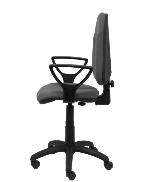 PIQUERAS Y CRESPO SILLA ALGARRA GIRATORIA CP BRAZOSF TEJIDO BALI GRIS OSCURO