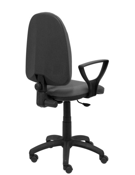 PIQUERAS Y CRESPO SILLA ALGARRA GIRATORIA CP BRAZOSF TEJIDO BALI GRIS OSCURO