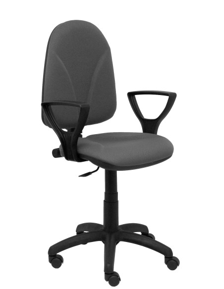 PIQUERAS Y CRESPO SILLA ALGARRA GIRATORIA CP BRAZOSF TEJIDO BALI GRIS OSCURO