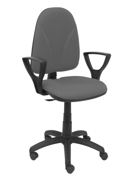 PIQUERAS Y CRESPO SILLA ALGARRA GIRATORIA CP BRAZOSF TEJIDO BALI GRIS OSCURO