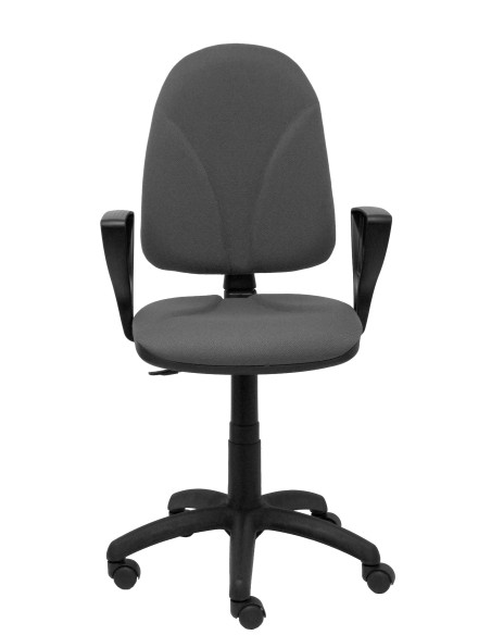 PIQUERAS Y CRESPO SILLA ALGARRA GIRATORIA CP BRAZOSF TEJIDO BALI GRIS OSCURO
