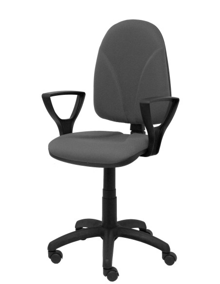 PIQUERAS Y CRESPO SILLA ALGARRA GIRATORIA CP BRAZOSF TEJIDO BALI GRIS OSCURO