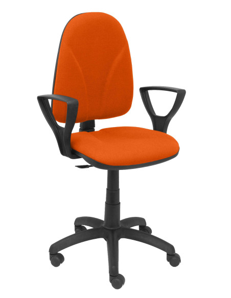 PIQUERAS Y CRESPO SILLA ALGARRA GIRATORIA CP BRAZOSF TEJIDO BALI NARANJA