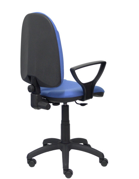 PIQUERAS Y CRESPO SILLA ALGARRA GIRATORIA CP BRAZOSF TEJIDO BALI AZUL CLARO