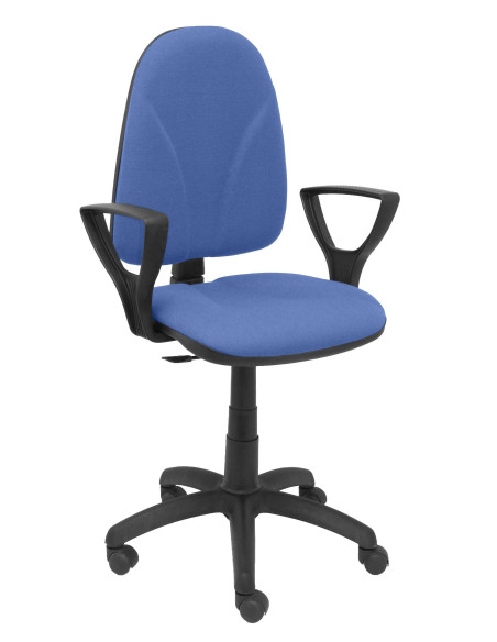 PIQUERAS Y CRESPO SILLA ALGARRA GIRATORIA CP BRAZOSF TEJIDO BALI AZUL MARINO